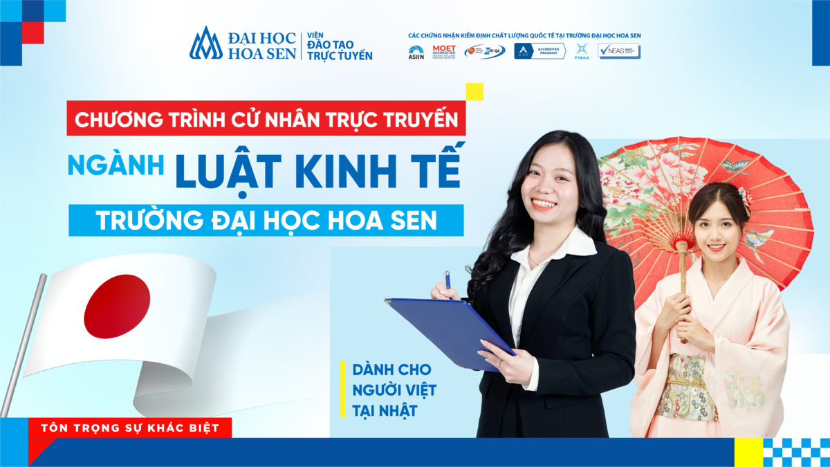 chương trình đại học trực tuyến tại Nhật Bản ngành Luật kinh tế