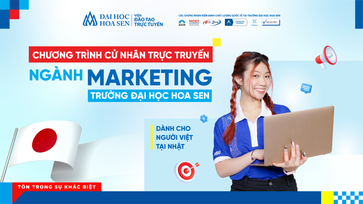 chương trình đại học trực tuyến tại Nhật Bản ngành Marketing