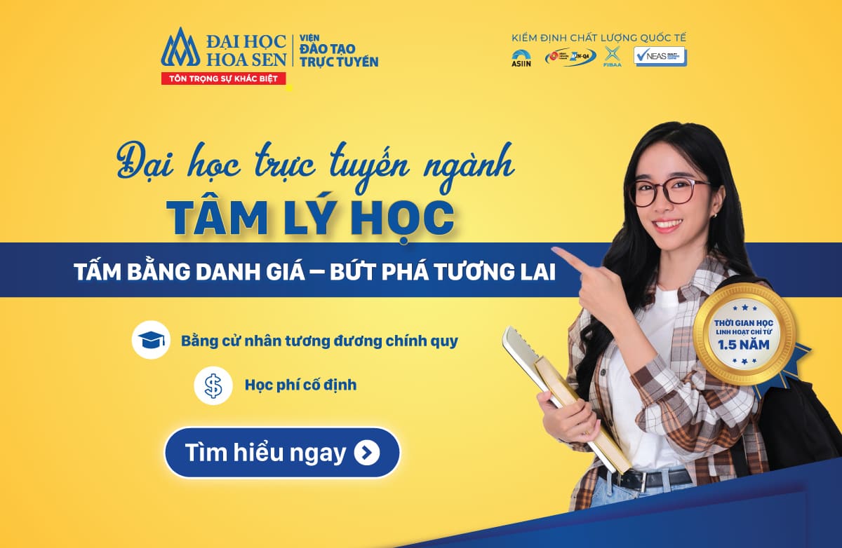 Đại học trực tuyến ngành tâm lý học